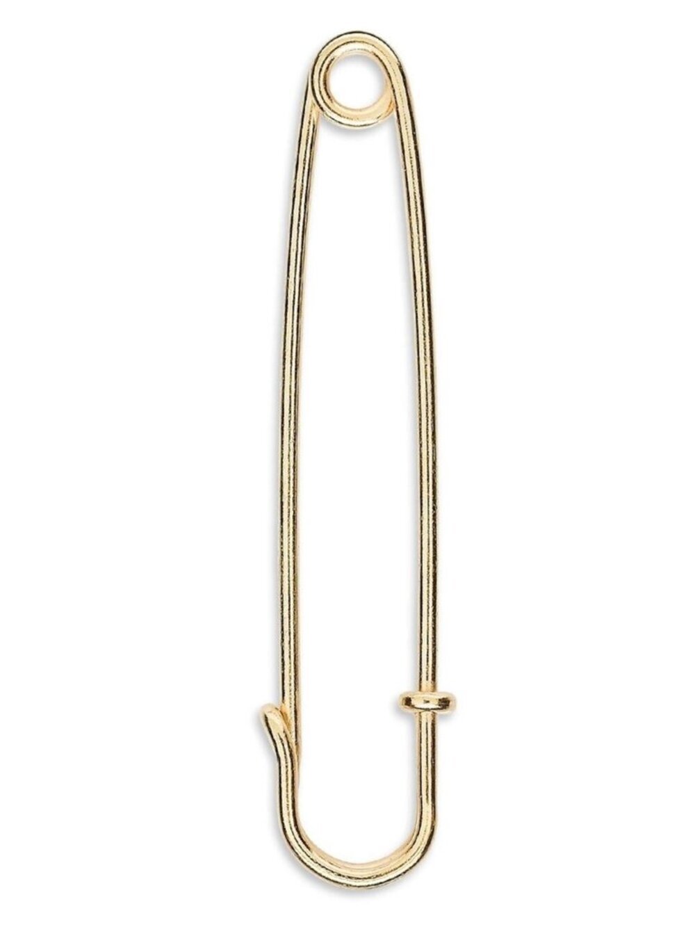 Gold 3" Long 75mm Lagenlook Kilt Pin Brooch Findings 2 pcs